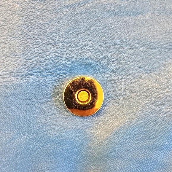 Bebe Cobalt Blue/Silver Rhinestoned Crossbody/Clutch - Picture 9 of 16